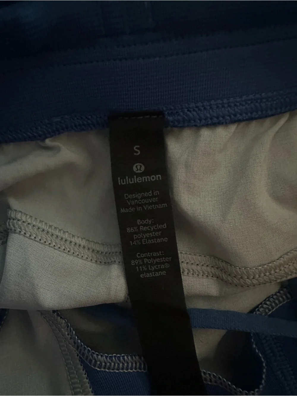 lululemon athletica Men's Blue Athletic Shorts